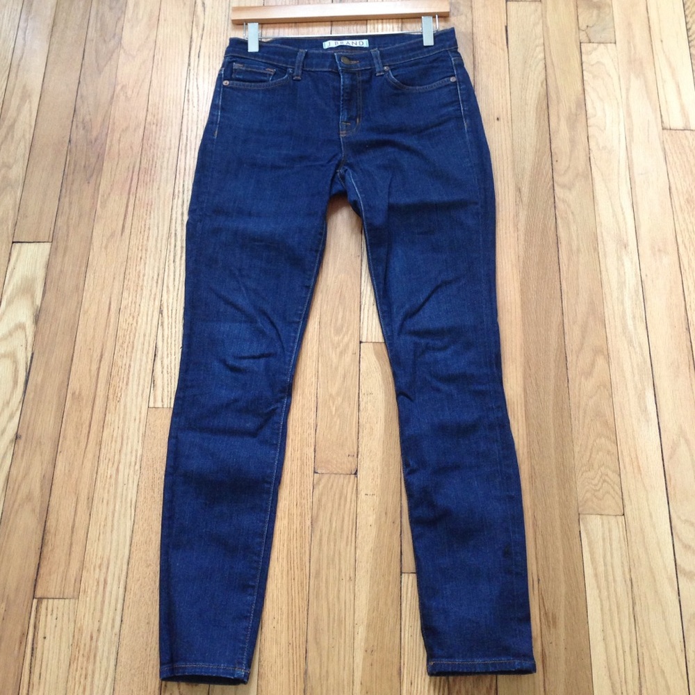J Brand 811 High Waist Skinny Leg Denim Jean In Pure Wash Size 28